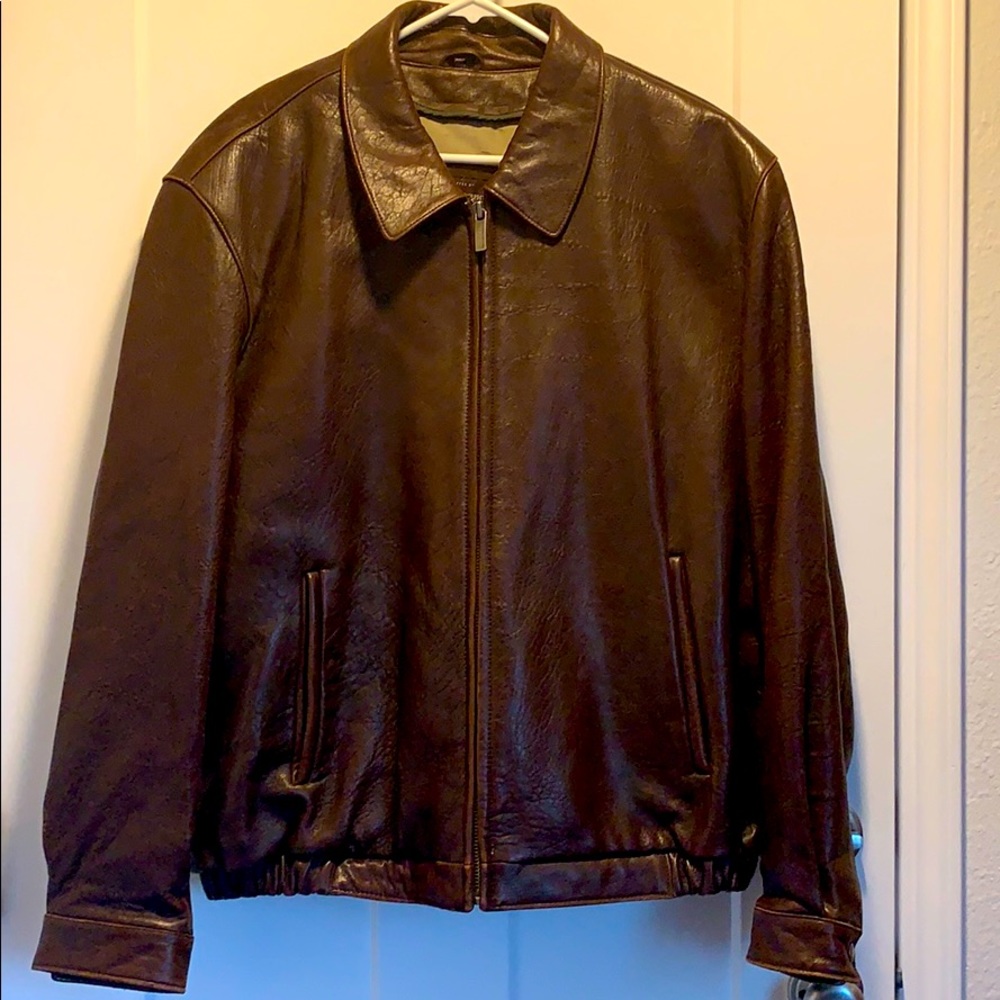 Johnston & Murphy Men’s Real Leather Jacket